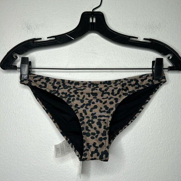 bond-eye Sleeker Bikini Bottom in Metallic Leopard Print Size XS - Picture 4 of 7